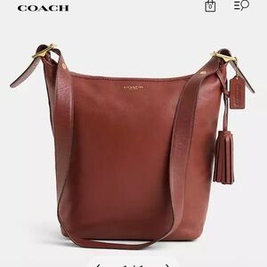 Coach Brown Leather Shoulder Bag